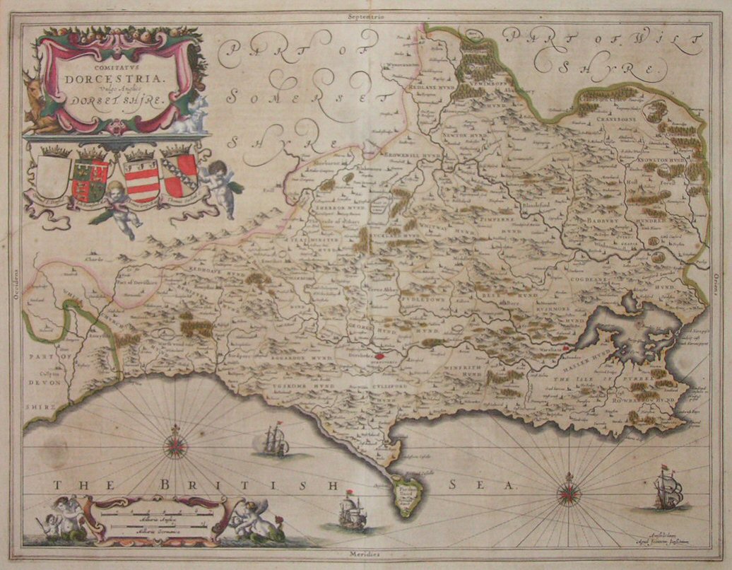 Map of Dorset - Jansson